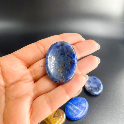 Sodalite Worry Stone for Stress
