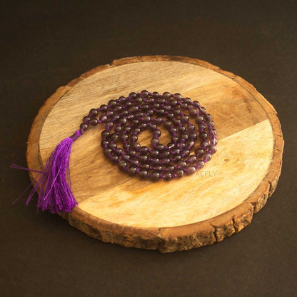 spiritual amethyst japmala