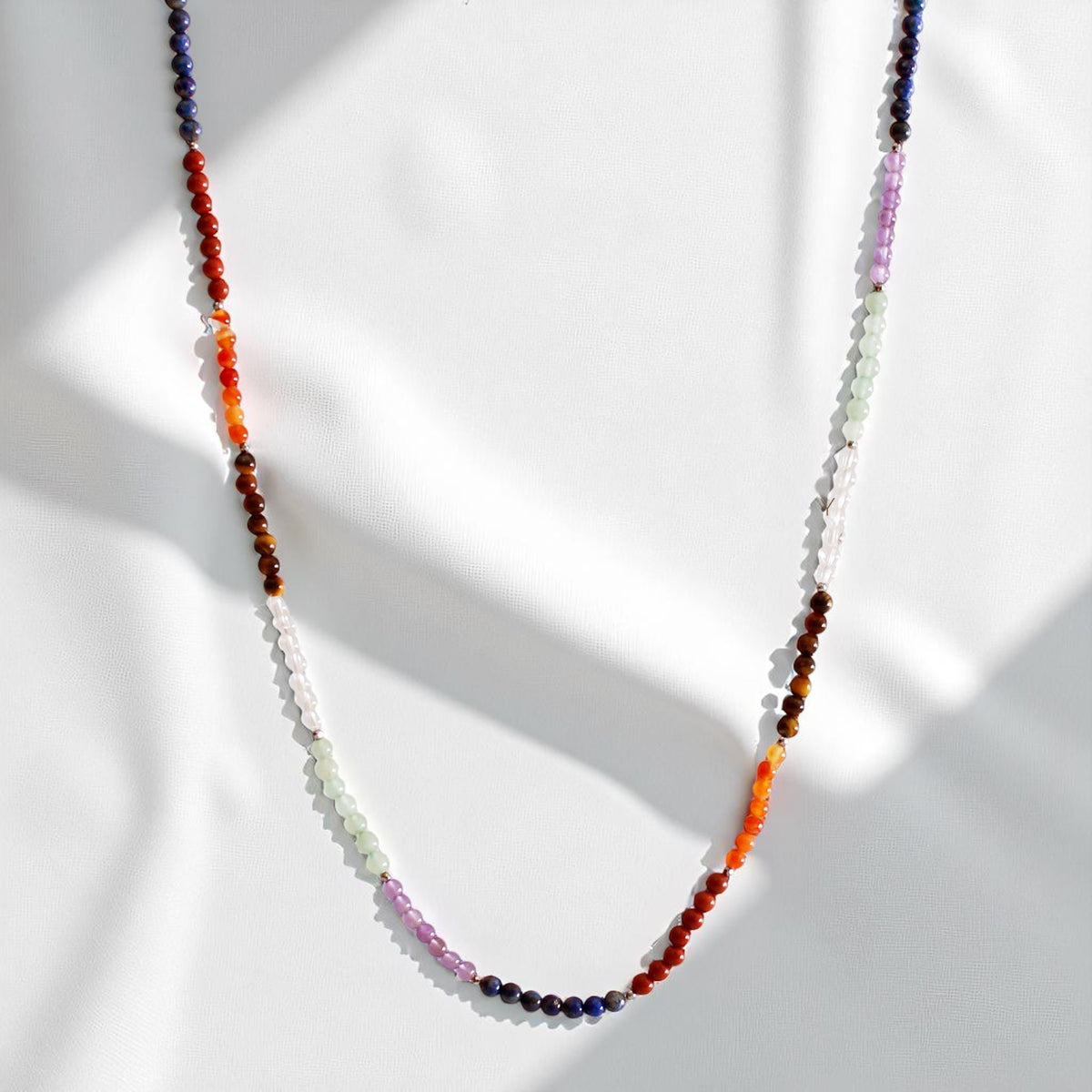 Seven Chakra Healing Stone mala