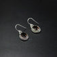 sterling silver bohemian oval shape smoky quartz 
