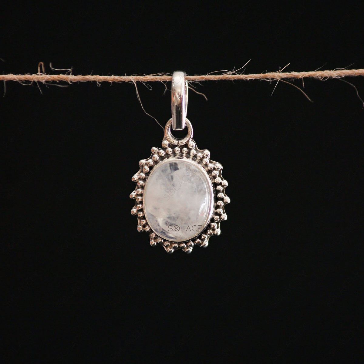 sterling silver moonstone