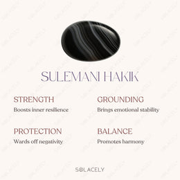 Sulemani Hakik Bracelet - 8mm Beads