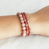 Sunstone Bead Bracelet