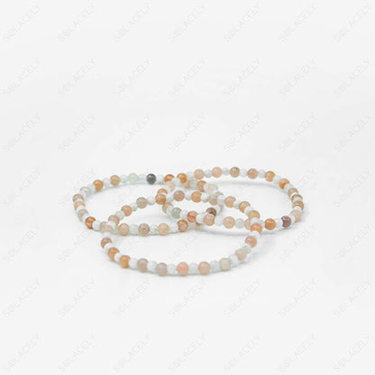sunstone with moonstone bracelet