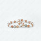 sunstone and moonstone bracelet with charm