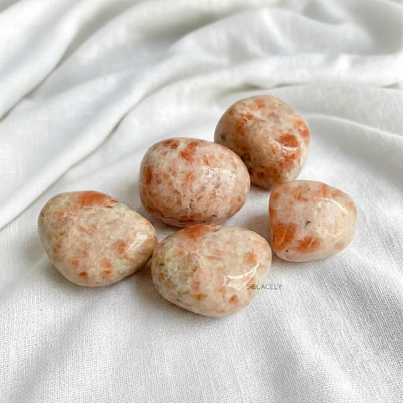 Sunstone tumble stone crystal