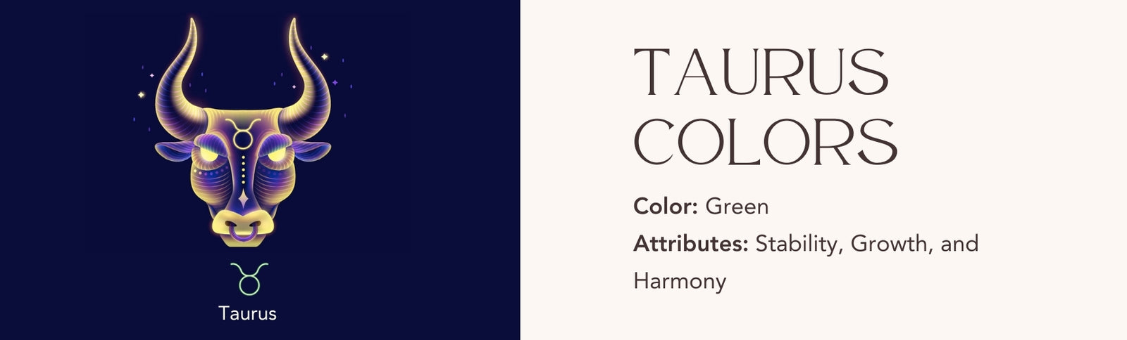 taurus colors banner image