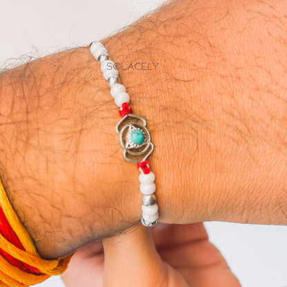 Sterling Silver Chakra Rakhi