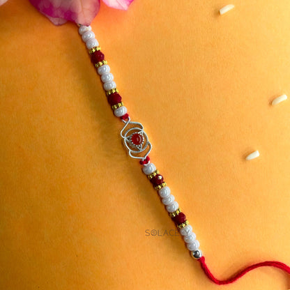 Sterling Silver Chakra Rakhi