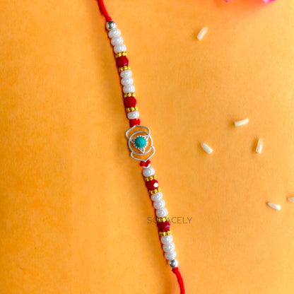 Sterling Silver Chakra Rakhi