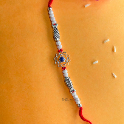 Sterling Silver Chakra Rakhi
