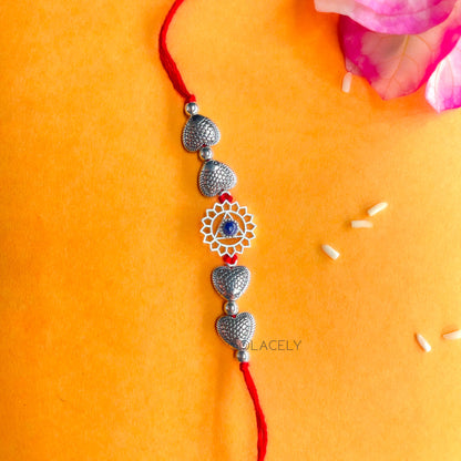 Sterling Silver Chakra Rakhi