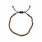 Tiger's Eye Anklet with 4mm Faceted Beads