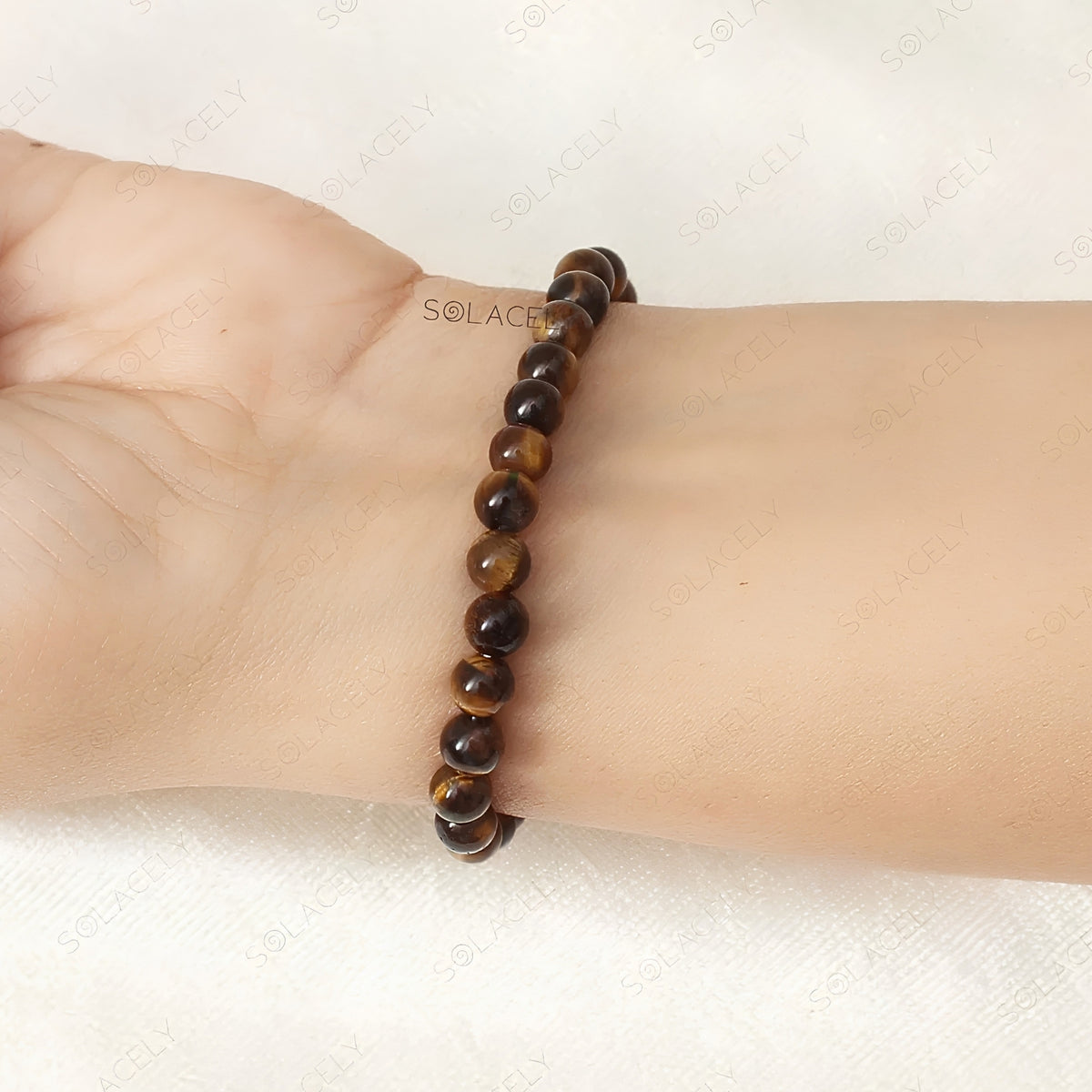 tigers eye beaded bracelet