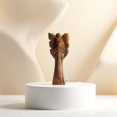 Tiger Eye Crystal Guardian Angel