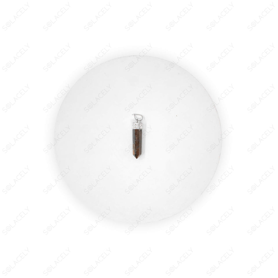 tigers eye pencil pendant for men and women
