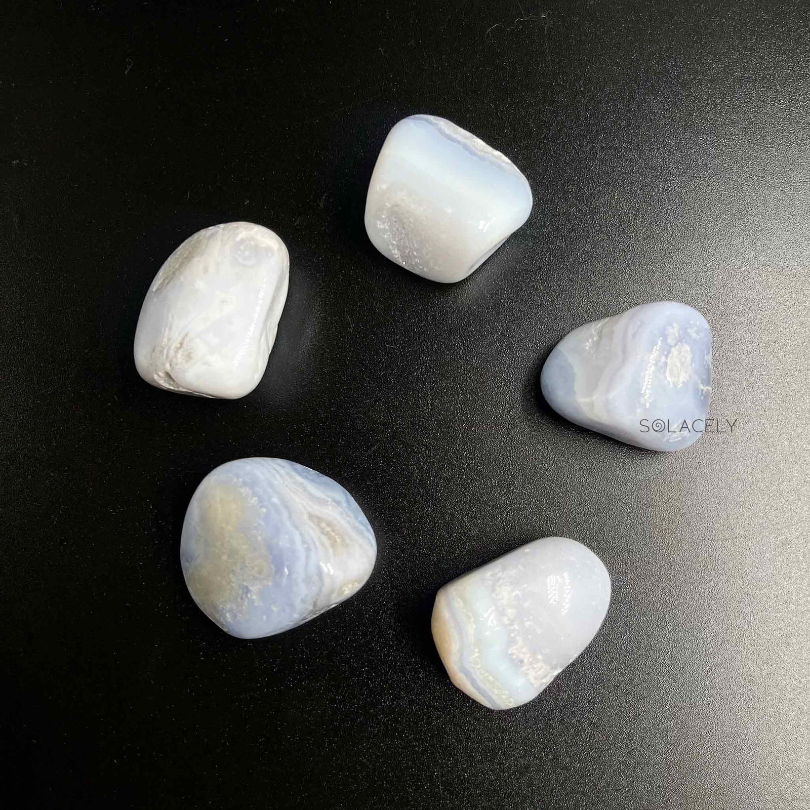 Tumble stones blue lace agate