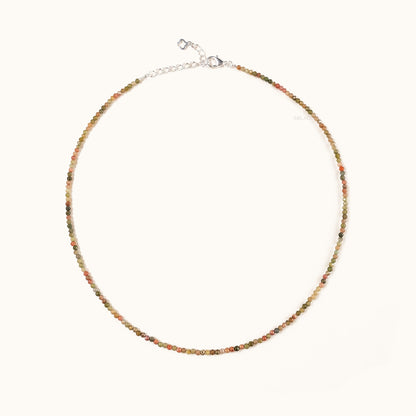 Unakite beaded necklace