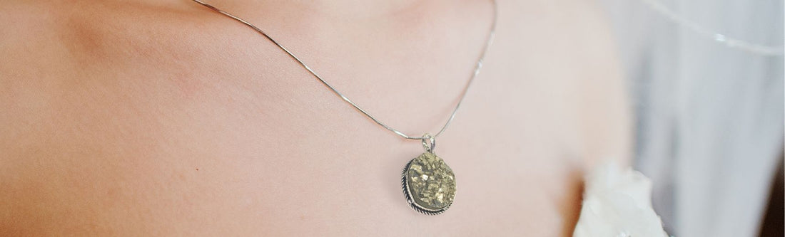 pyrite pendant for strength