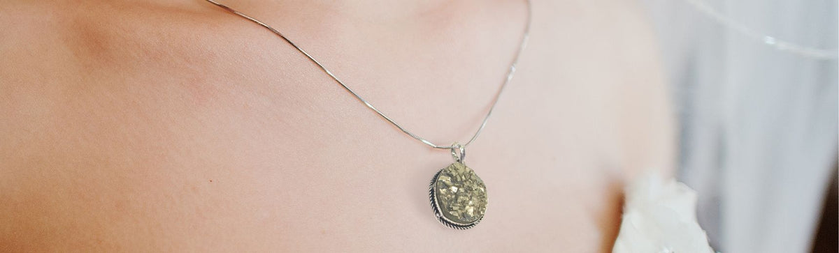 pyrite pendant for strength