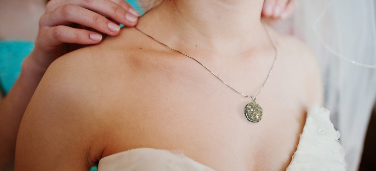 pyrite pendant for inner warrior