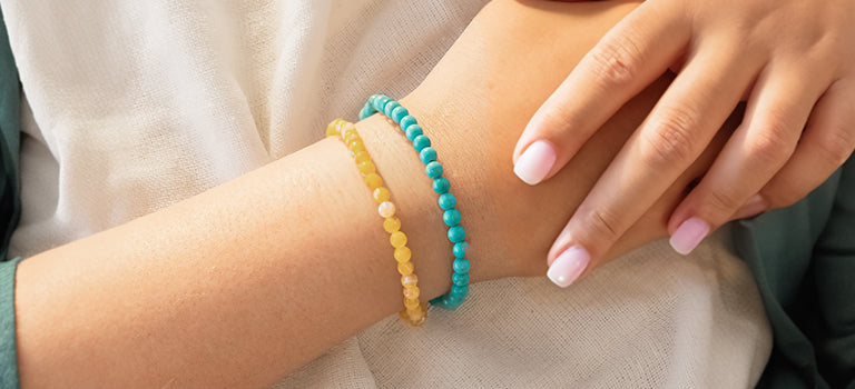 citrine and turquoise combination