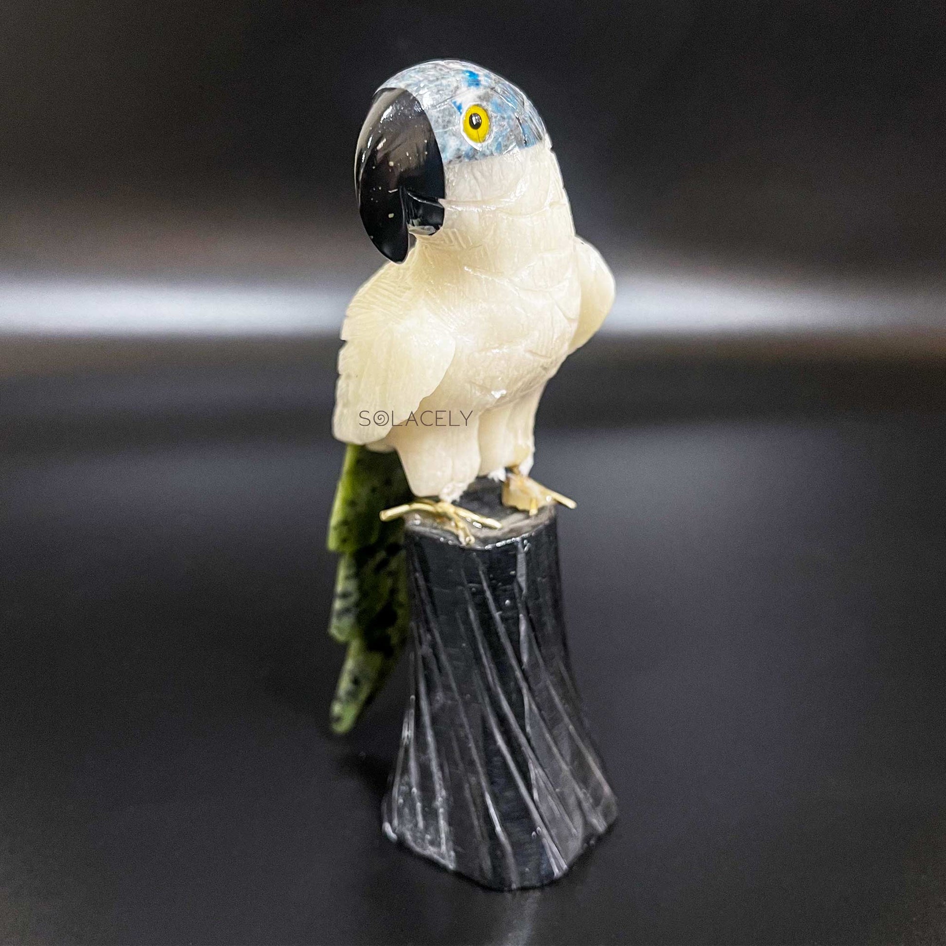 Vastu Parrot Crystal Showpiece