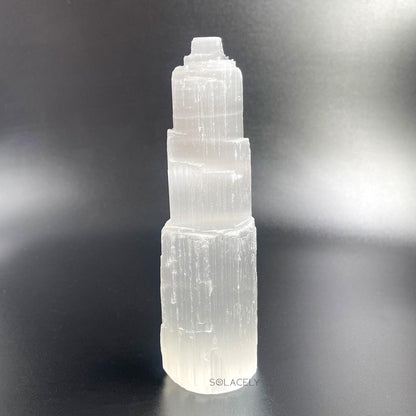 white selenite tower