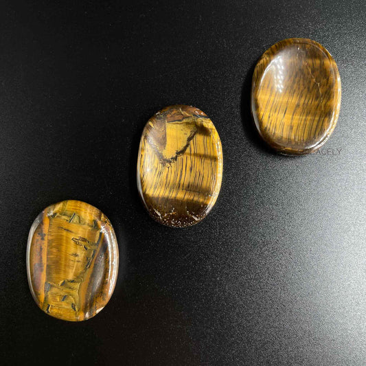 worry stone – tigers eye