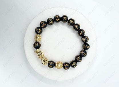 Feng Shui Black Obsidian Wealth Bracelet