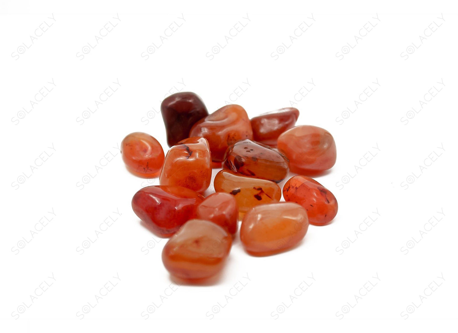 Carnelian polished healing stone