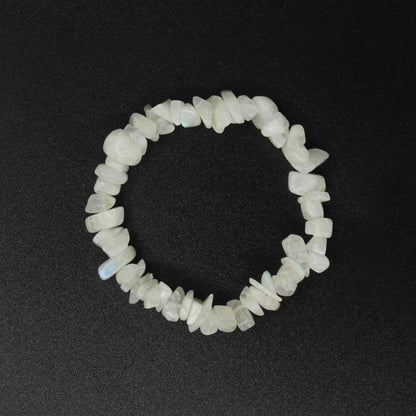 Moonstone chip bracelet