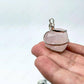 rose quartz stone pendant